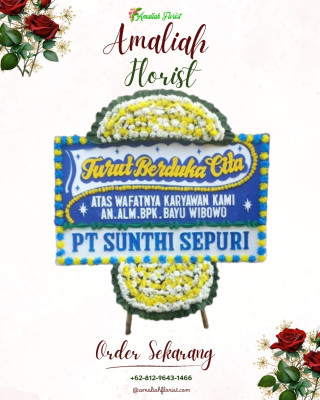 Papan Bunga Duka di Cicareuh